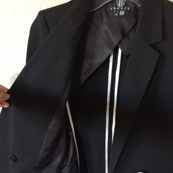 Theory timeless black blazer - Picture 6 of 8